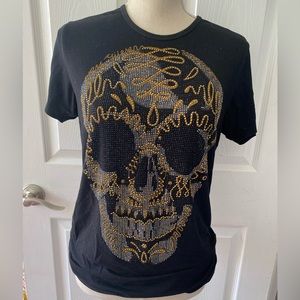 SPARKLY SKELETON TEE